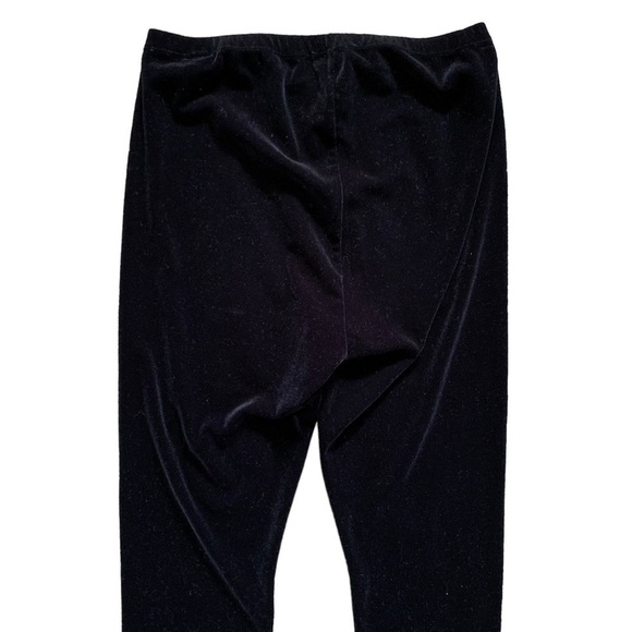 Eileen Fisher Velvet Black Ankle Leggings New With Tags XS Recycled Polyester - Picture 4 of 11